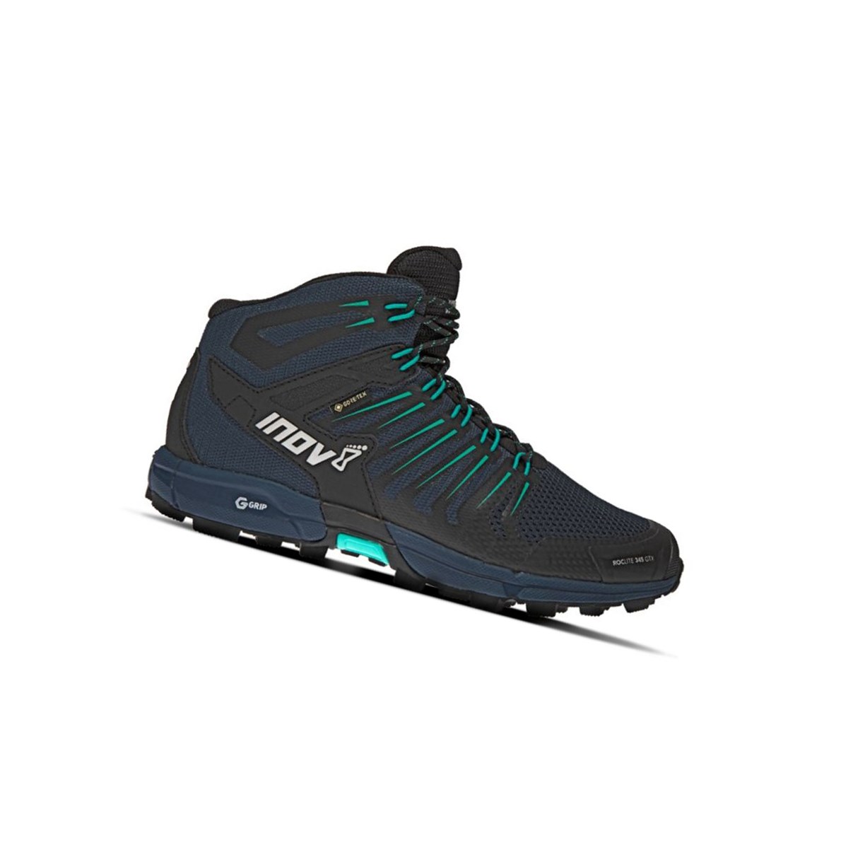 Bottes Randonnée Inov-8 Roclite G 345 Gtx Femme Bleu Marine Turquoise | 2397-ZRJOM