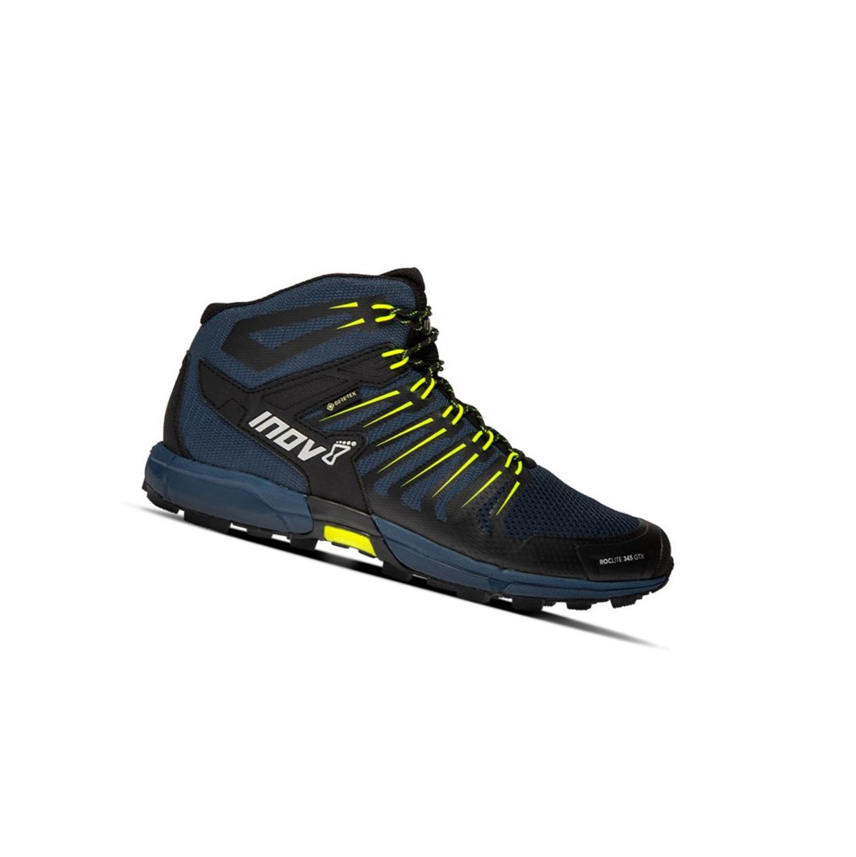 Bottes Randonnée Inov-8 Roclite G 345 Gtx Homme Bleu Marine Jaune | 9241-CNBOU