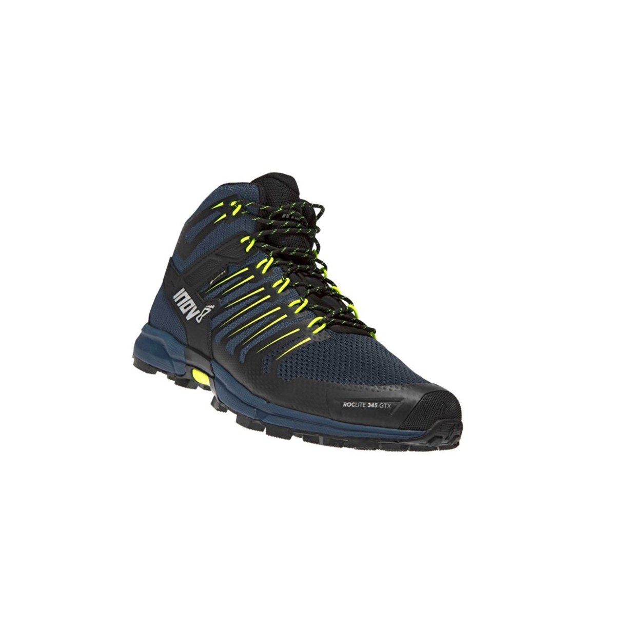 Bottes Randonnée Inov-8 Roclite G 345 Gtx Homme Bleu Marine Jaune | 9241-CNBOU