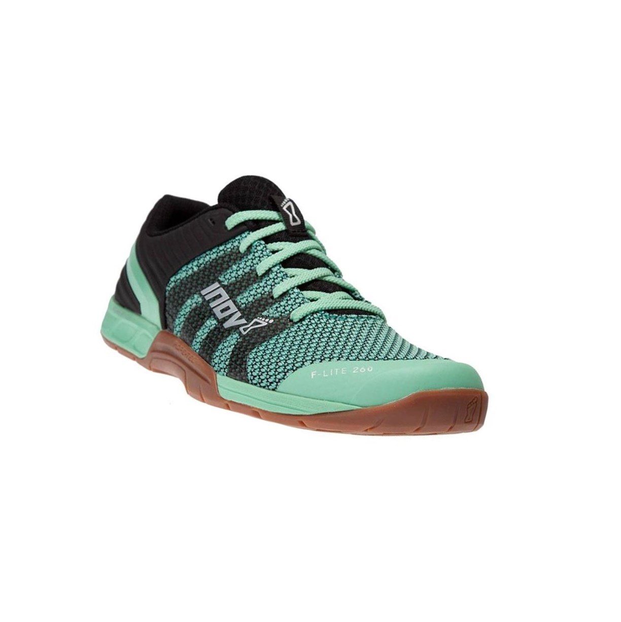 Chaussures D'entraînement Croisé Inov-8 F-lite 260 Knit Femme Vert Noir | 2789-PLQHZ