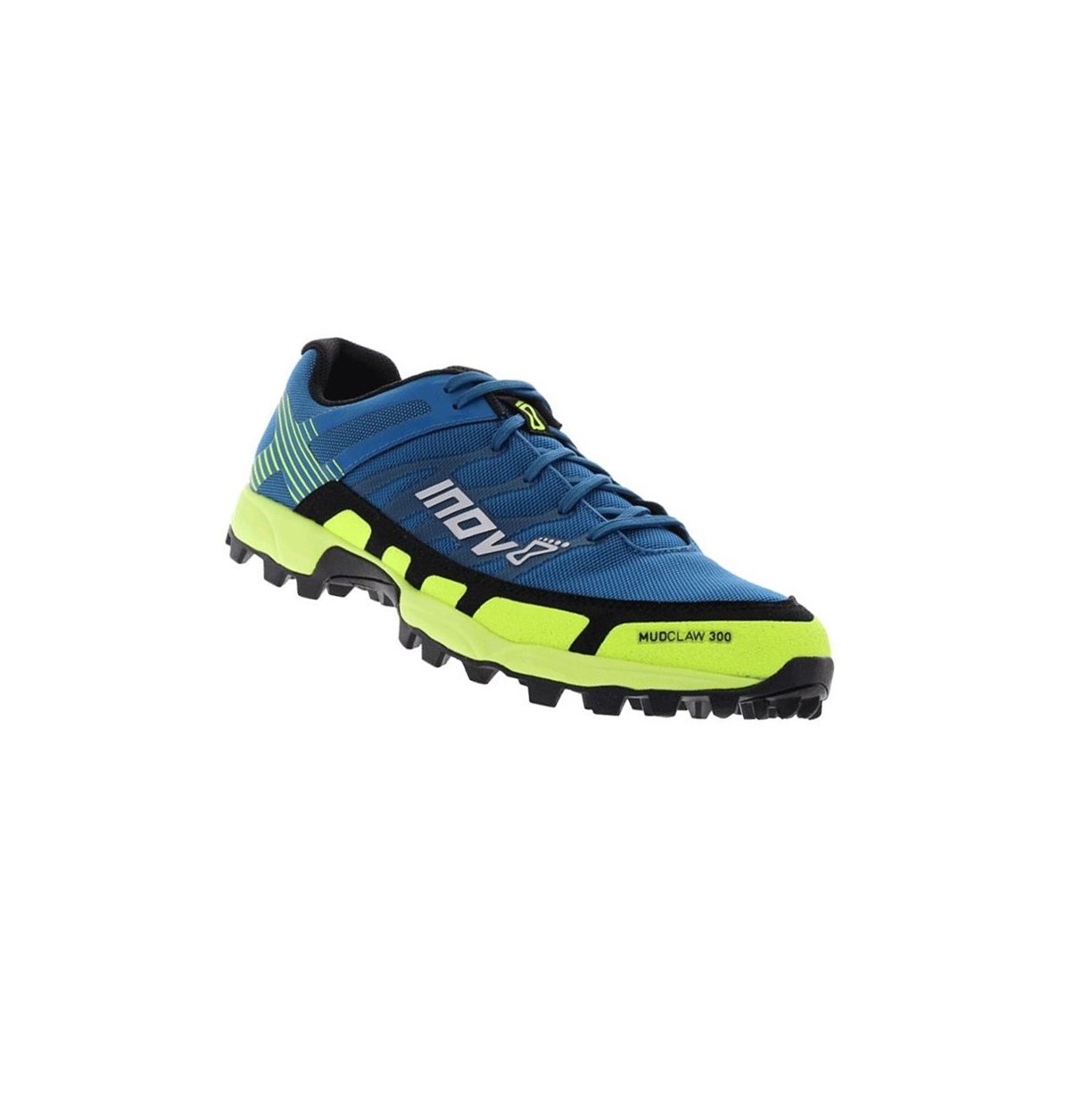 Chaussures De Course D'orientation Inov-8 Mudclaw 300 Homme Bleu Jaune | 5381-KXYRW