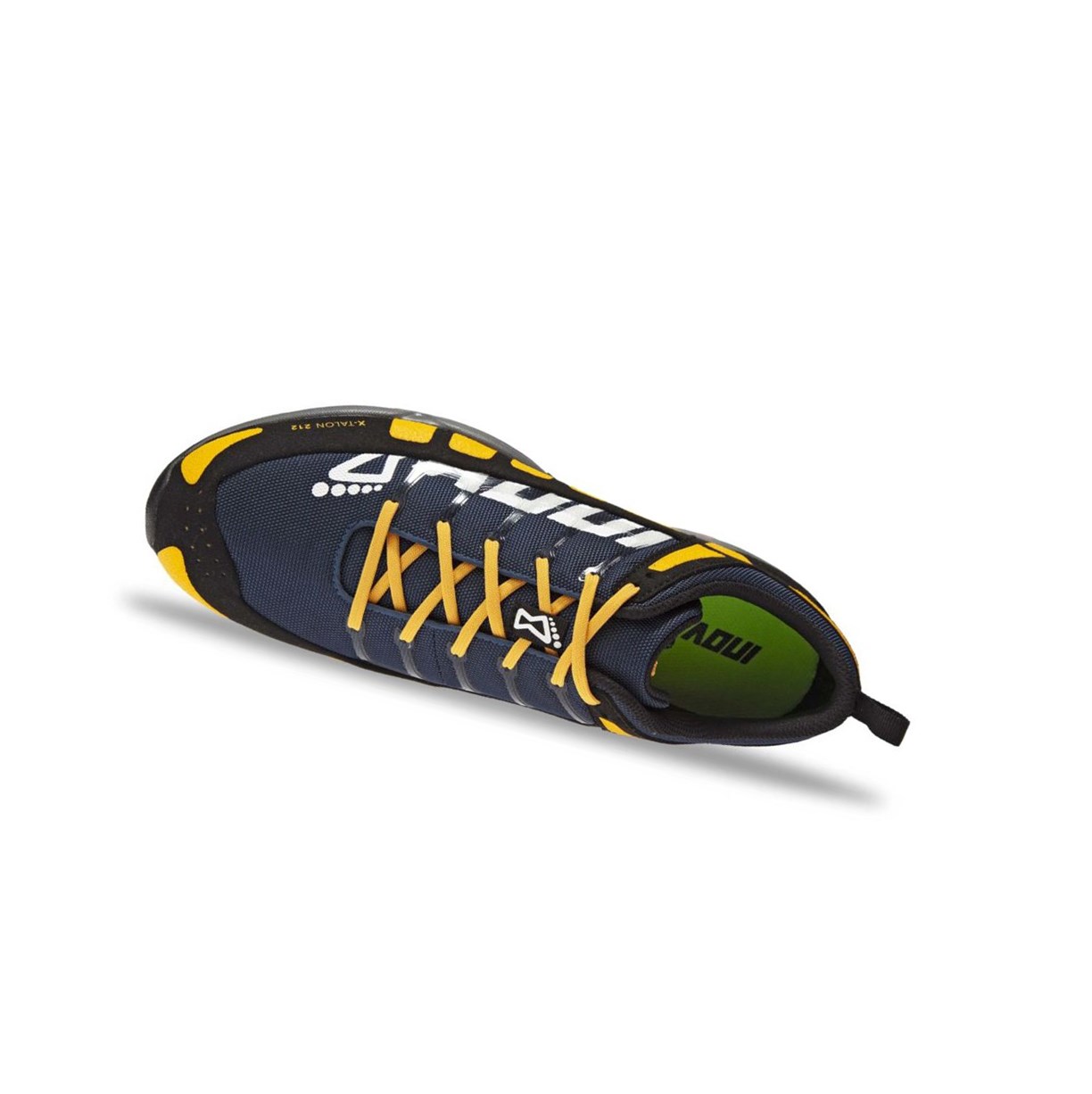 Chaussures De Course D'orientation Inov-8 X-talon 212 V2 Homme Bleu Marine Jaune | 8751-OYMSC