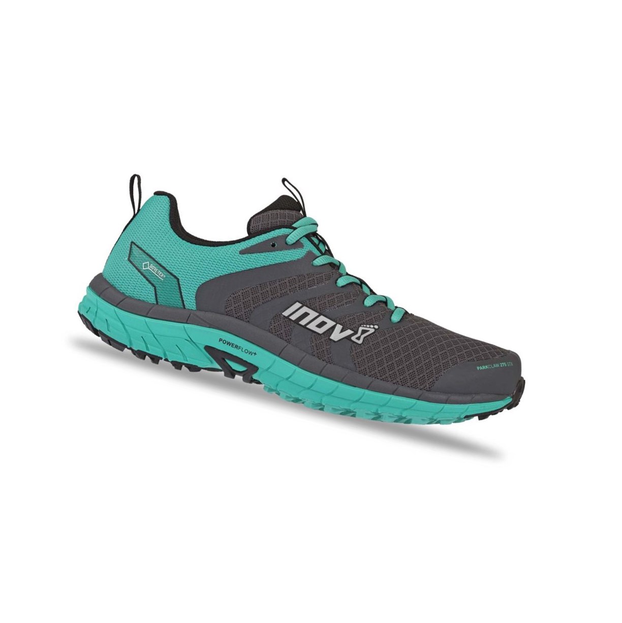 Chaussures De Course De Parc Inov-8 Parkclaw 275 Gtx Femme Grise Turquoise | 2896-XNYET