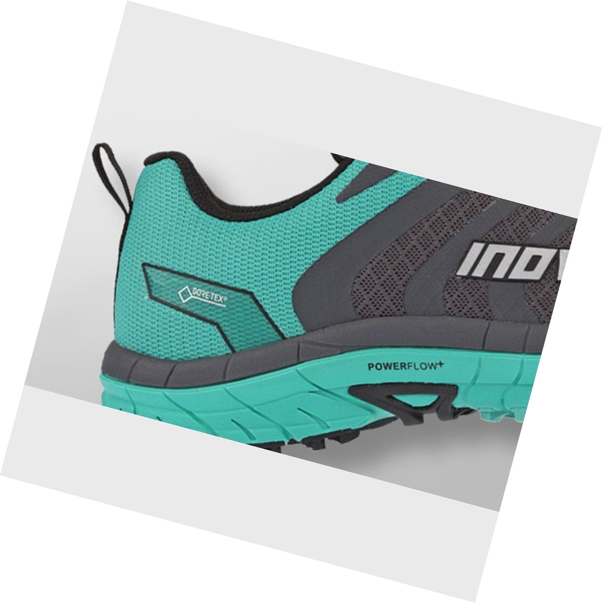 Chaussures De Course De Parc Inov-8 Parkclaw 275 Gtx Femme Grise Turquoise | 2896-XNYET