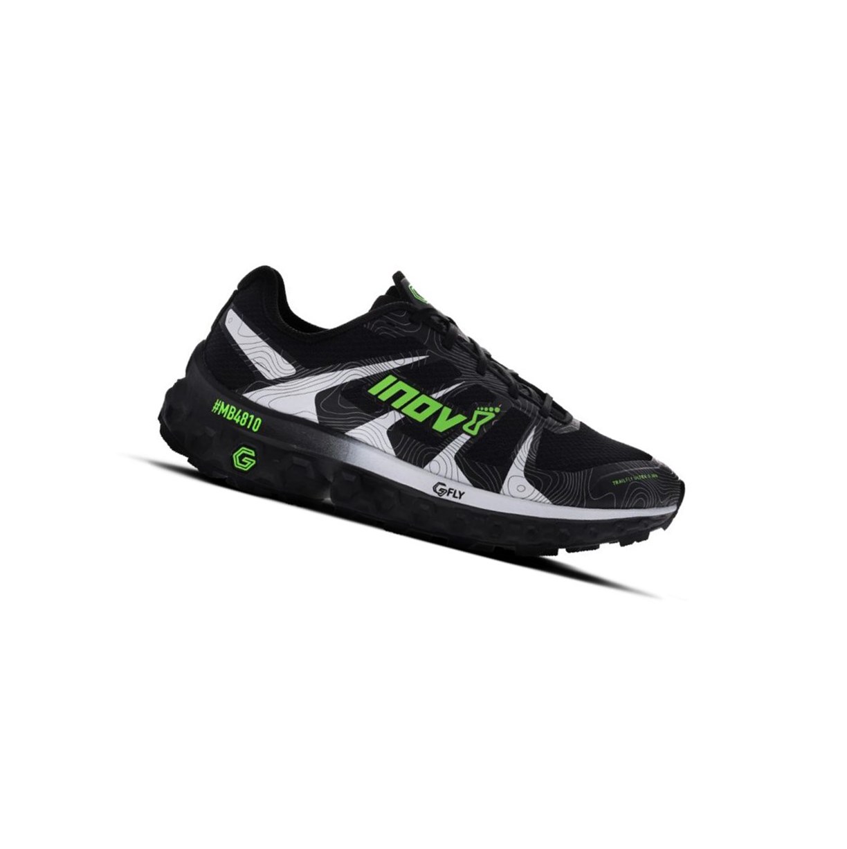 Chaussures De Course Ultra Inov-8 Trailfly Ultra G 300 Max Homme Noir Blanche Vert | 4759-TYSEW