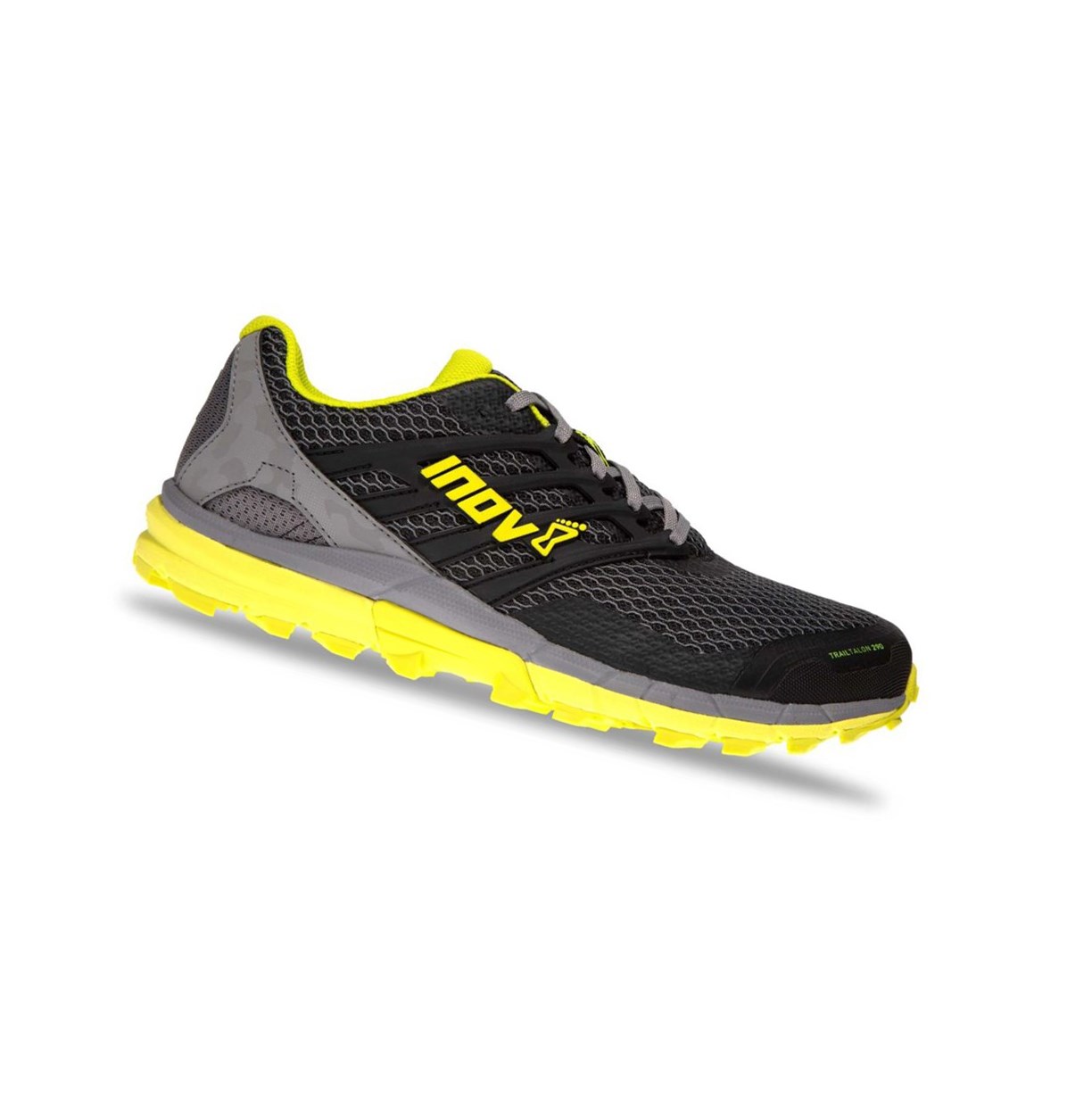 Chaussures De Course Ultra Inov-8 Trailtalon 290 V2 Homme Noir Grise Jaune | 0623-LVYPB