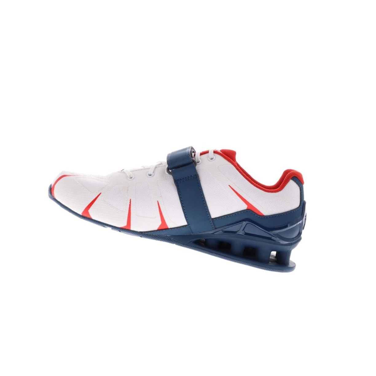 Chaussures Haltérophilie Inov-8 Fastlift 360 Homme Blanche Bleu Marine Rouge | 0639-RFISW