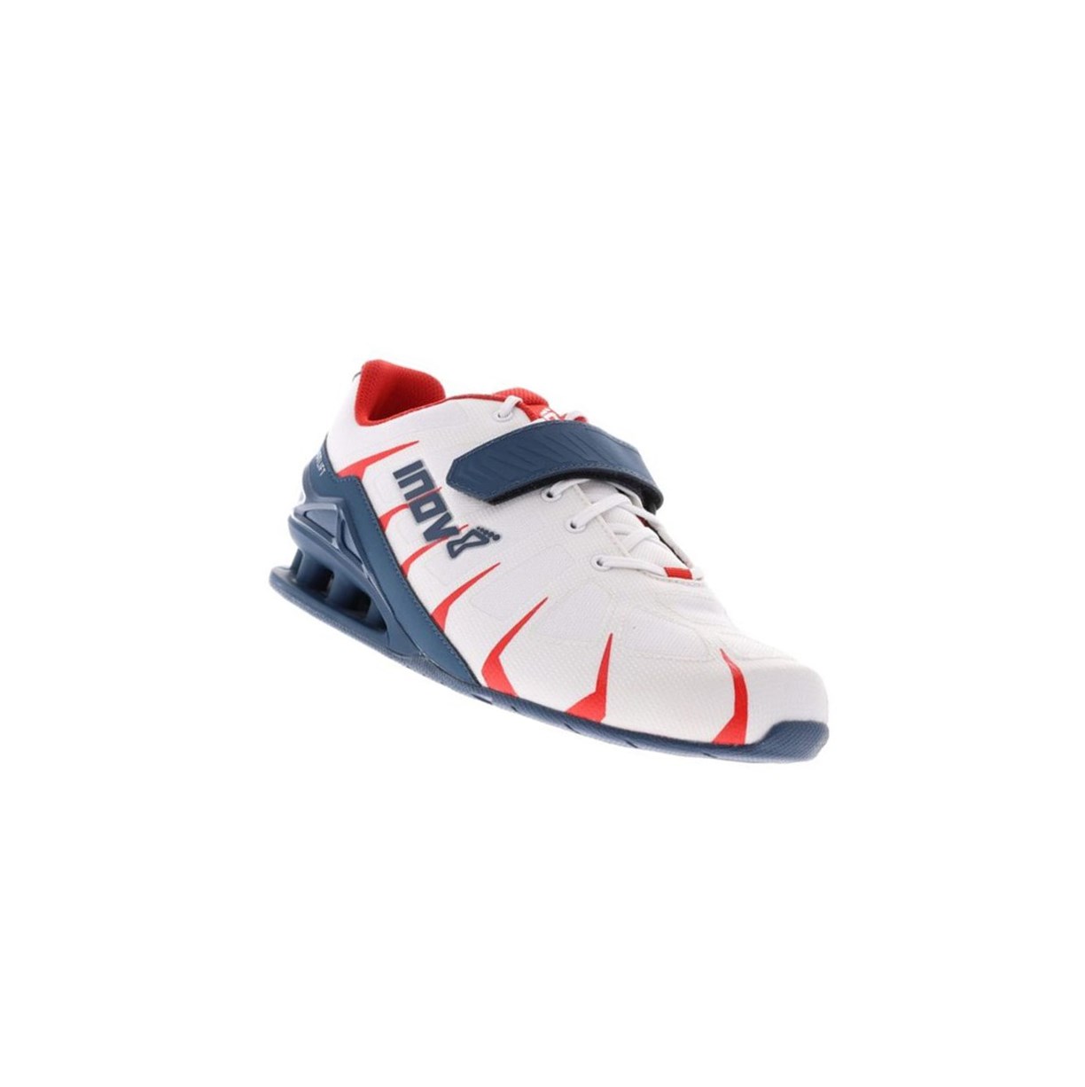 Chaussures Haltérophilie Inov-8 Fastlift 360 Homme Blanche Bleu Marine Rouge | 0639-RFISW