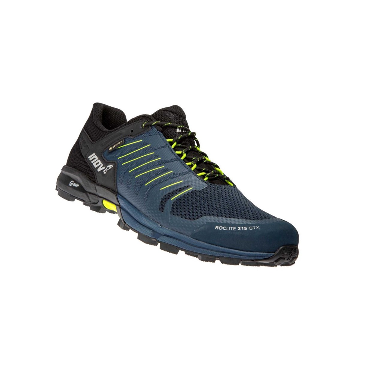 Chaussures Randonnée Inov-8 Roclite G 315 Gtx Homme Bleu Marine Jaune | 0675-BYUZD