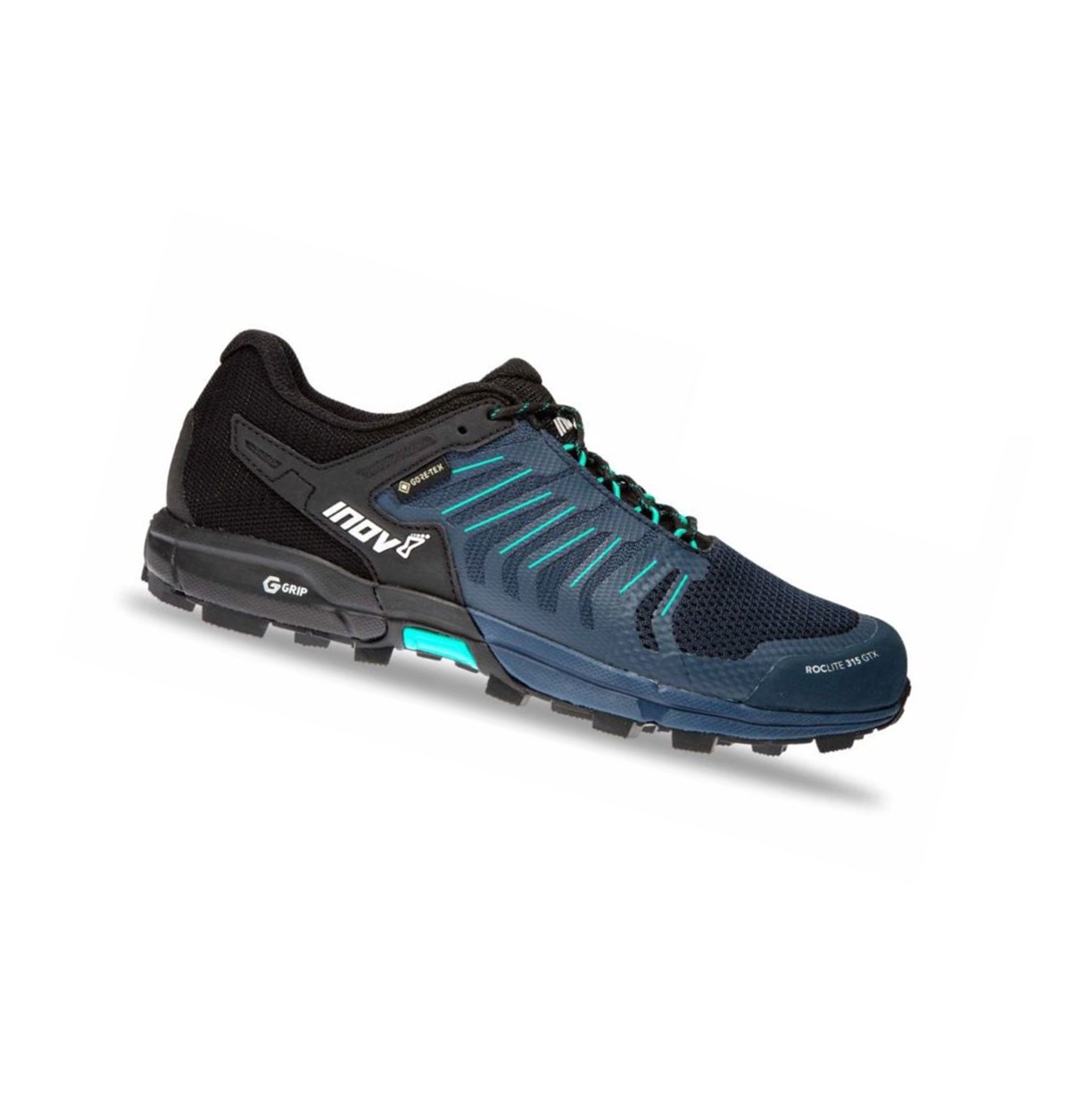 Chaussures Randonnée Inov-8 Roclite G 315 Gtx Femme Bleu Marine Turquoise | 8732-ZAQCY