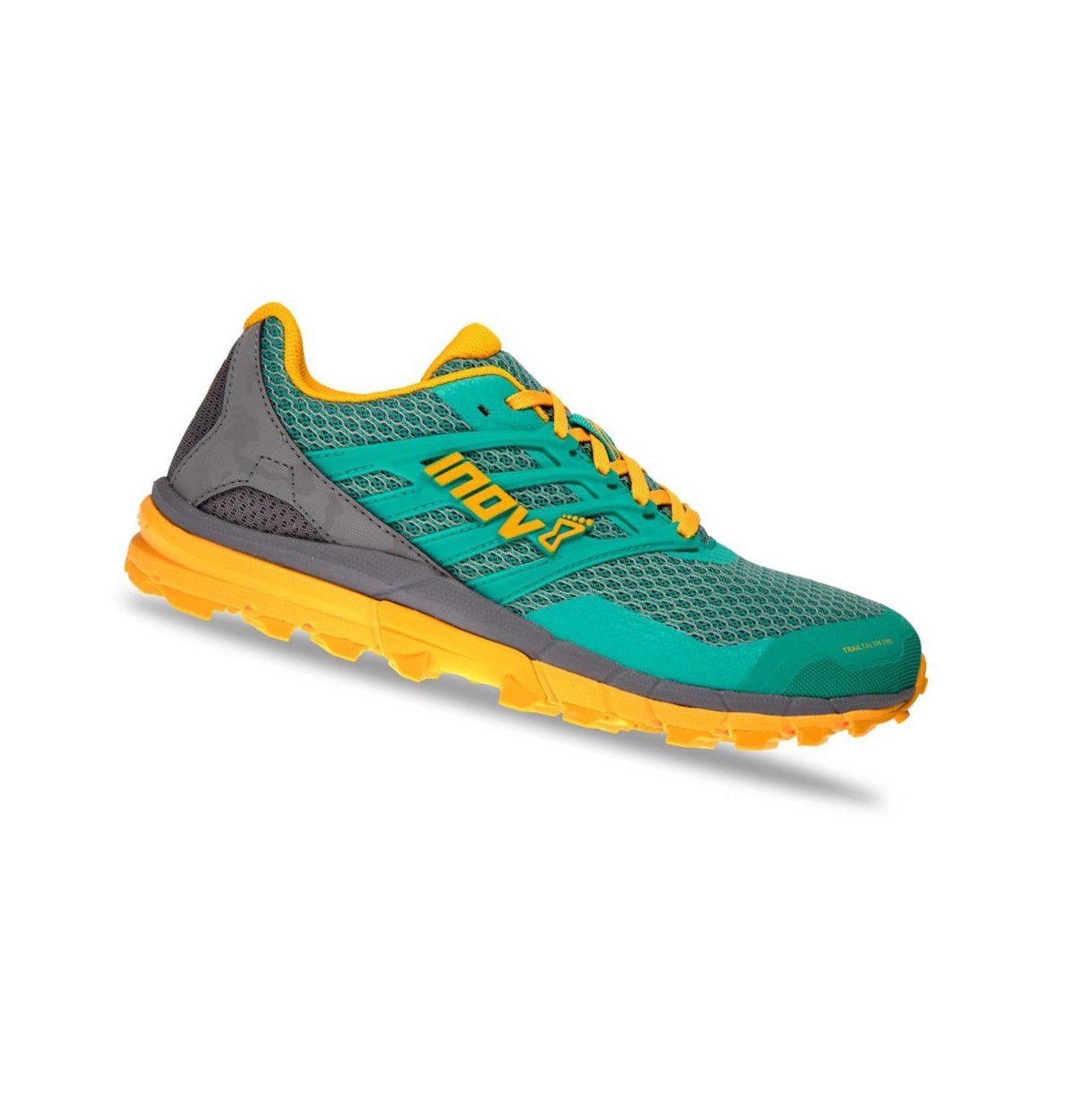 Chaussures Trail Running Inov-8 Trailtalon 290 V2 Femme Turquoise Grise Jaune | 5624-JZSUN